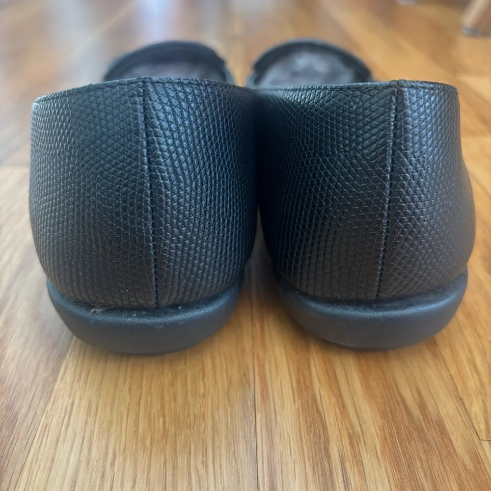 Aerosoles Black Brielle Loafers, Size 7.5
